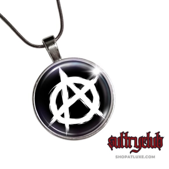 Anarchy Symbol Necklace (Several Styles) - Picture 5 of 16